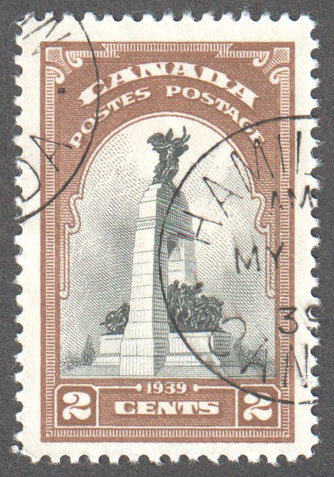 Canada Scott 247 Used VF - Click Image to Close